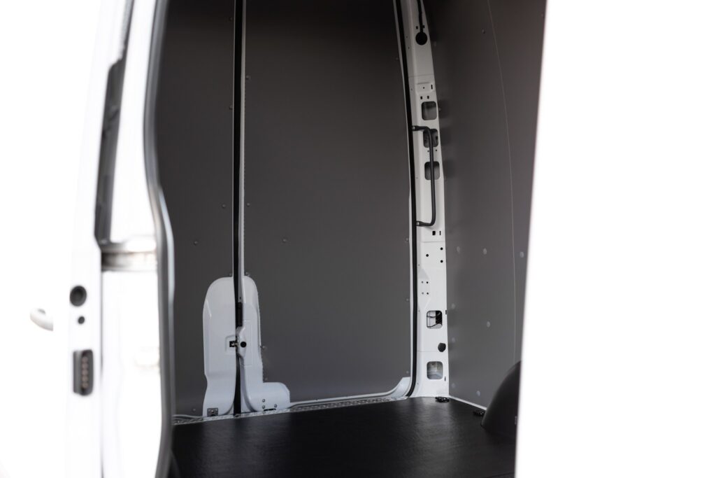 Legend Fleet Solutions rear and side door liner panels protecting a service van interior