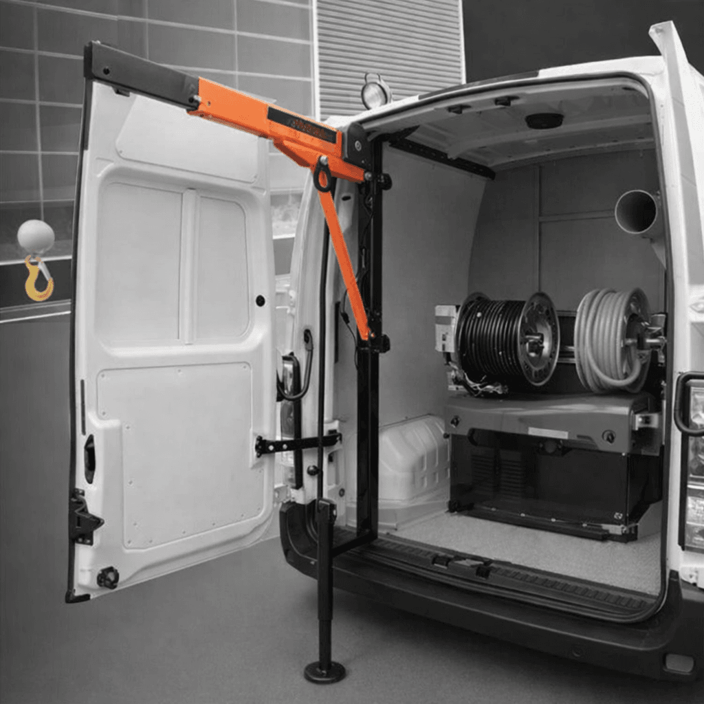 Penny Hydraulics SwingLift catalog PDF for electric vehicle mounted cranes
