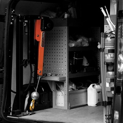Penny Hydraulics SwingLift catalog PDF for electric vehicle mounted cranes