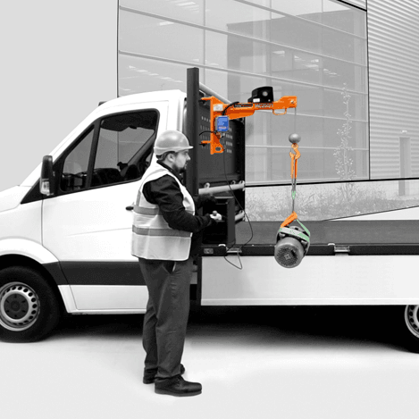 Penny Hydraulics SwingLift catalog PDF for electric vehicle mounted cranes
